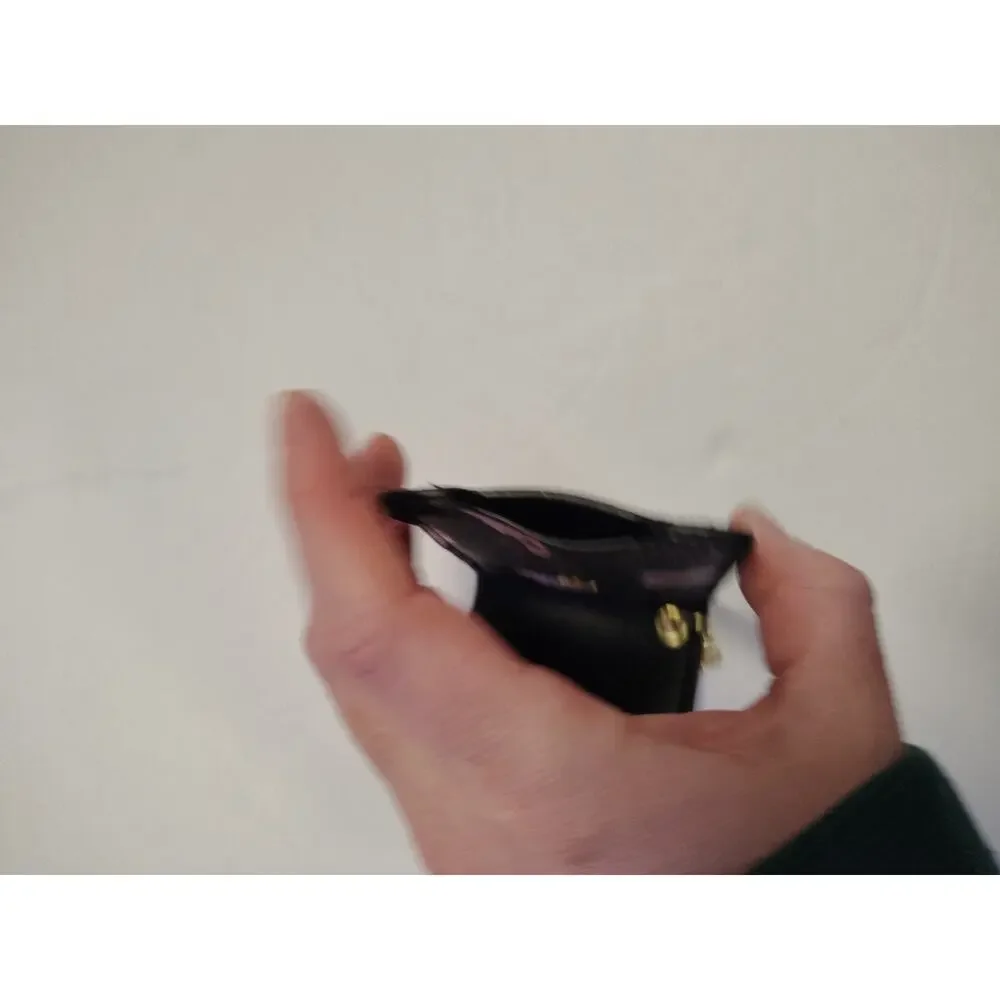 Betsey Johnson Dog Pattern French Bulldog Frenchie Hand Sanitizer Holder Black - Picture 5 of 5